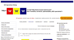 Desktop Screenshot of human-web-bt.com